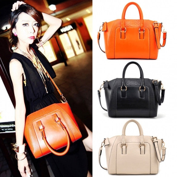 Lady Handbag Shoulder Bag Tote Purse Leather Messenger Bag - Oh Yours Fashion - 3