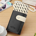 New Hot Sale Women High Quality Solid Button Leather Hand Bag Long Clutch Wallet Purse - Oh Yours Fashion - 2
