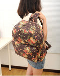 Canvas Flower Rucksack School Backpack Bag - Oh Yours Fashion - 6