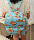 Canvas Flower Rucksack School Backpack Bag - Oh Yours Fashion - 4