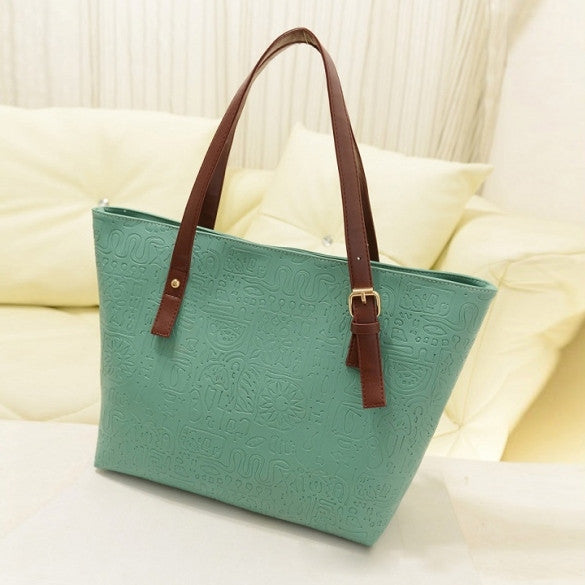 New Korean Lady Women PU Leather Messenger Handbag Shoulder Bag Totes Purse - Oh Yours Fashion - 4