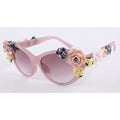 2016 Vintage Shades Women Designer Rose Flowers Sunglasses - OhYoursFashion - 5