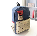 Canvas Travel Shoulder School Backpack Bag - O Yours Fashion - 8