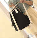 Canvas Satchel Shoulder School Backpack Bag - Oh Yours Fashion - 4