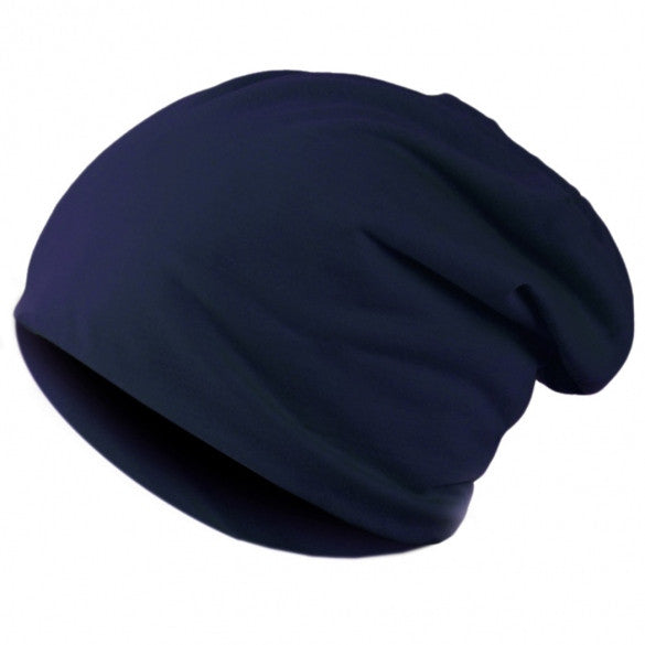 New Solid Color Unisex Hip-hop Cap Beanie Hat Winter Slouch 7 Colors One Size Elastic - Oh Yours Fashion - 9