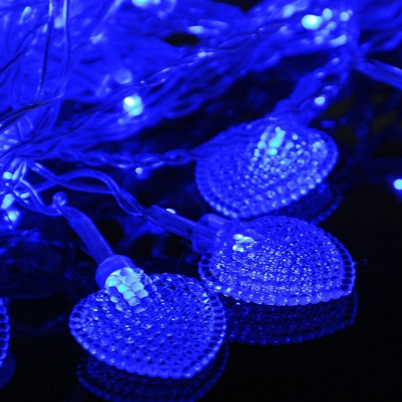 New Beautiful Colorful 128 LED String Fairy Heart Lights 3M - Oh Yours Fashion - 1