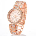 Gold Silver Ladies Casual Luxury Quartz Crystal Rhinestone Wristwatch - Oh Yours Fashion - 4
