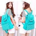 Polka Dots Bowknot Girls School Backpack - Oh Yours Fashion - 5