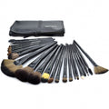 New 24pcs Professional Wool Cosmetic Makeup Brush Set Kit Brushes&tools Make Up Case - Oh Yours Fashion - 2