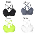 Unique Cross Strap Tank Padded Cup Top Casual Vest - OhYoursFashion - 6