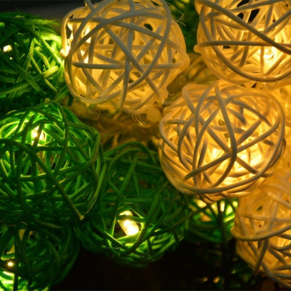 16 Ball Fairy String Lights Party Patio Holiday Wedding Bedroom Decor (Eu Plug) - Oh Yours Fashion - 3