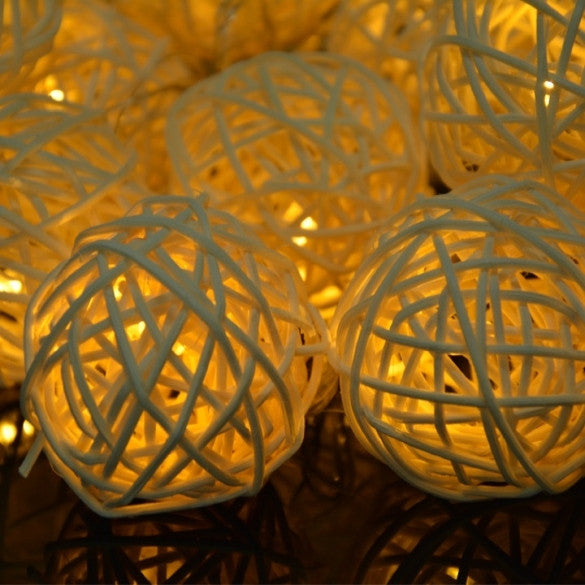 16 Ball Fairy String Lights Party Patio Holiday Wedding Bedroom Decor (Eu Plug) - Oh Yours Fashion - 7