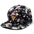 Fashion Floral Flower Snapback Hip-Hop Hat Flat Peaked Adjustable Baseball Cap - Oh Yours Fashion - 2