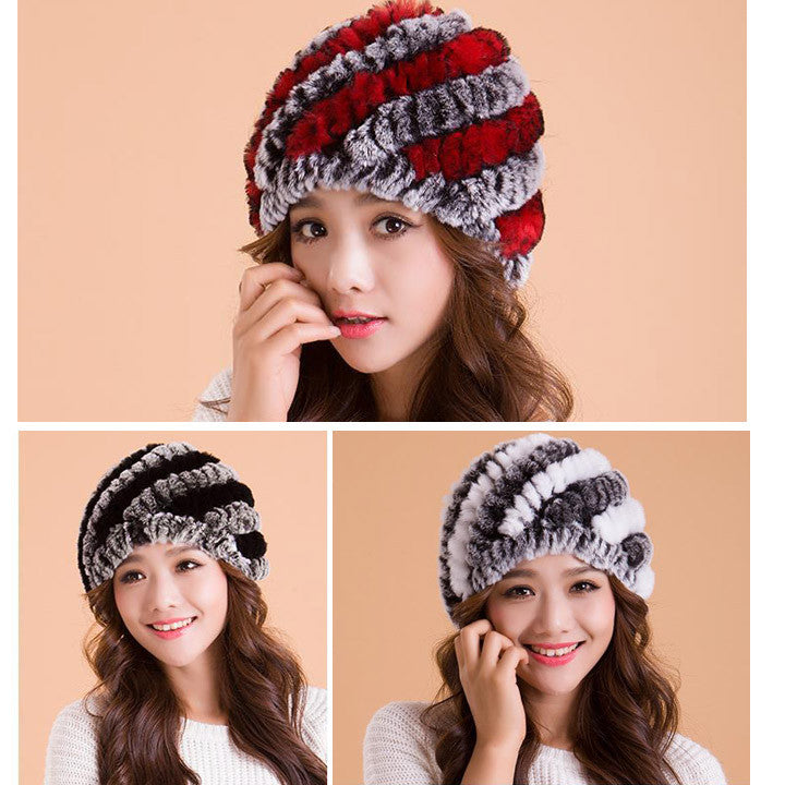 High Quality New Women's Winter Ear Cap Hat Ski Slouch Hot Hat Cap - Oh Yours Fashion - 5