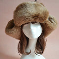 New Fashion New Faux Fur Hat Cap For Winter Fuzzy Cap - Oh Yours Fashion - 3