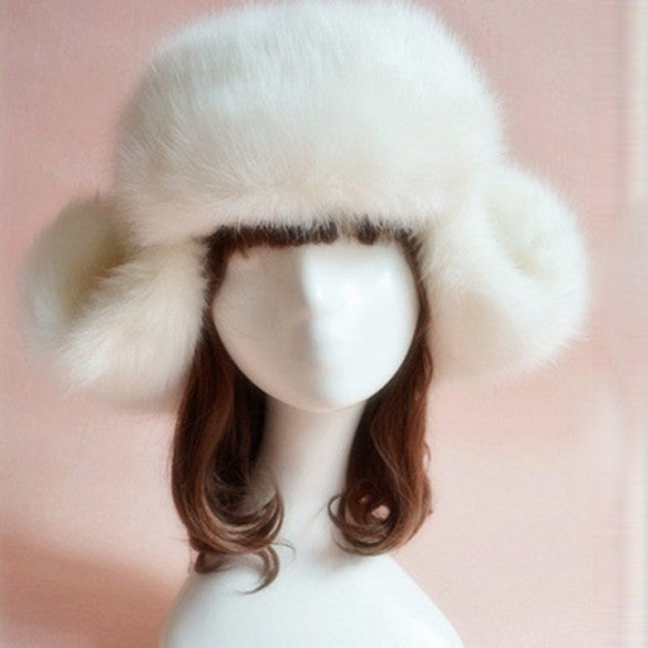 New Fashion New Faux Fur Hat Cap For Winter Fuzzy Cap - Oh Yours Fashion - 5