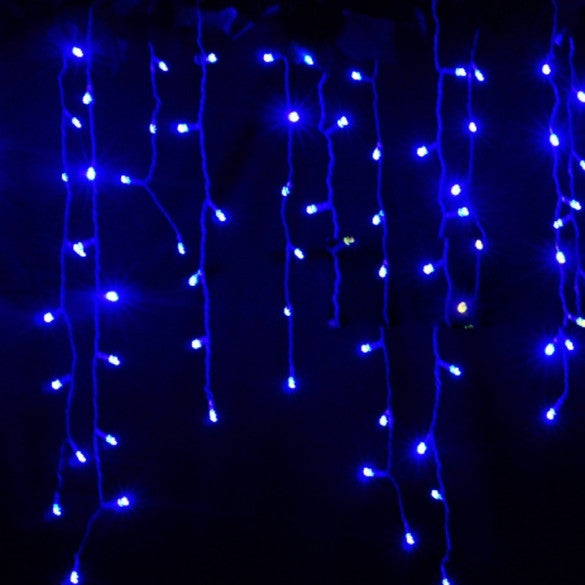 3.5m Droop 0.3-0.5m EU Plug Curtain Icicle String Lights 220V New Year Christmas LED Lights Garden Xmas Wedding Party - Oh Yours Fashion - 4