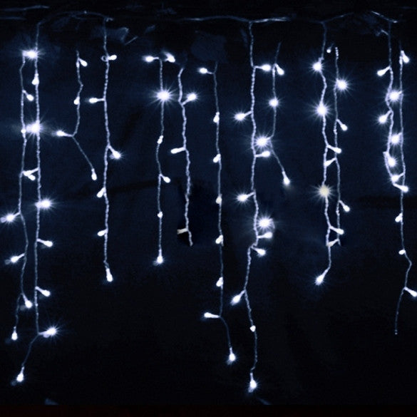 3.5m Droop 0.3-0.5m EU Plug Curtain Icicle String Lights 220V New Year Christmas LED Lights Garden Xmas Wedding Party - Oh Yours Fashion - 7