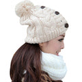New Fashion Winter Cap Warm Woolen Blend Knitted Stylish Cap Hat - Oh Yours Fashion - 1
