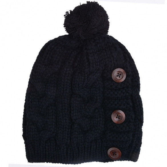 New Fashion Winter Cap Warm Woolen Blend Knitted Stylish Cap Hat - Oh Yours Fashion - 2