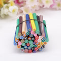 50pcs 3D Nail Art Fimo Canes Stick Rods Polymer Clay Stickers Tips Decoration - Oh Yours Fashion - 7