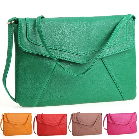 New Women Lady Envelope Clutch Shoulder Evening Handbag Tote Bag Purse 5 Colors - Oh Yours Fashion - 1