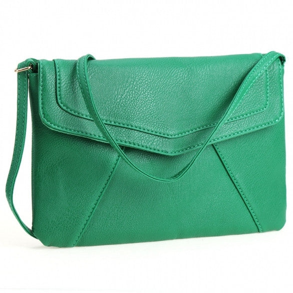 New Women Lady Envelope Clutch Shoulder Evening Handbag Tote Bag Purse 5 Colors - Oh Yours Fashion - 4