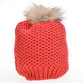 New Fashion Women's Stylish Knit Faux Fur Warm Cap Hat - Oh Yours Fashion - 7