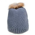 New Fashion Women's Stylish Knit Faux Fur Warm Cap Hat - Oh Yours Fashion - 11