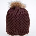 New Fashion Women's Stylish Knit Faux Fur Warm Cap Hat - Oh Yours Fashion - 6