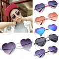 Hot Fashion Cool Unisex Heart Shaped Frame Sunglasses 6 Colors - Oh Yours Fashion - 1