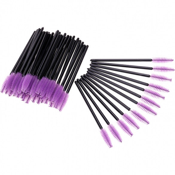 New 50PCS Disposable Eyelash Brush Applicator Makeup Cosmetic Tool For Lady - Oh Yours Fashion - 8