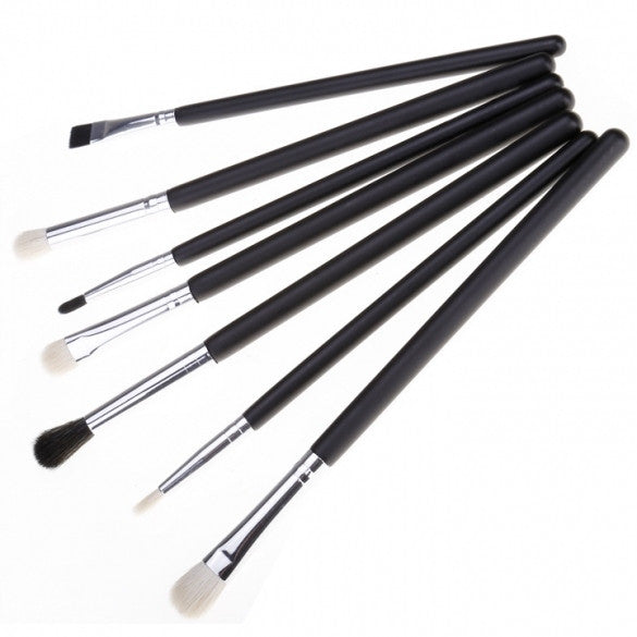 New Pro Makeup Cosmetic Brush Set Eye Shadow Eyebrow Brush Tools 7 PCs - Oh Yours Fashion - 1