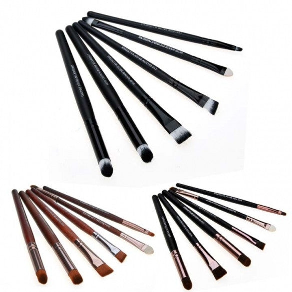 6 PCS Makeup Cosmetic Brushes Powder Eye Shadow Lipstick Liner Brush Set Kit - Oh Yours Fashion - 1