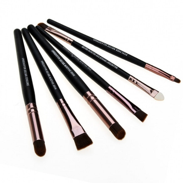 6 PCS Makeup Cosmetic Brushes Powder Eye Shadow Lipstick Liner Brush Set Kit - Oh Yours Fashion - 3