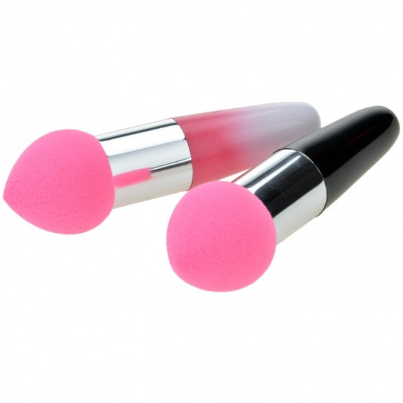 New Women Pro Makeup Cosmetic Brushes Liquid Cream Foundation Concealer Sponge Lollipop Brush 2 PCs Set - Oh Yours Fashion - 2