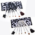 New Professional Makeup Cosmetic Brush Tool Set Eyebrow Brush Eye Shadow Brush + Portable Kit Pouch - Oh Yours Fashion - 1