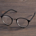 4 Colors Stylish New Personality Practical Decoration Retro Round Lens Plano Optical Glasses - Oh Yours Fashion - 2