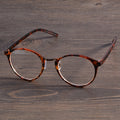 4 Colors Stylish New Personality Practical Decoration Retro Round Lens Plano Optical Glasses - Oh Yours Fashion - 5