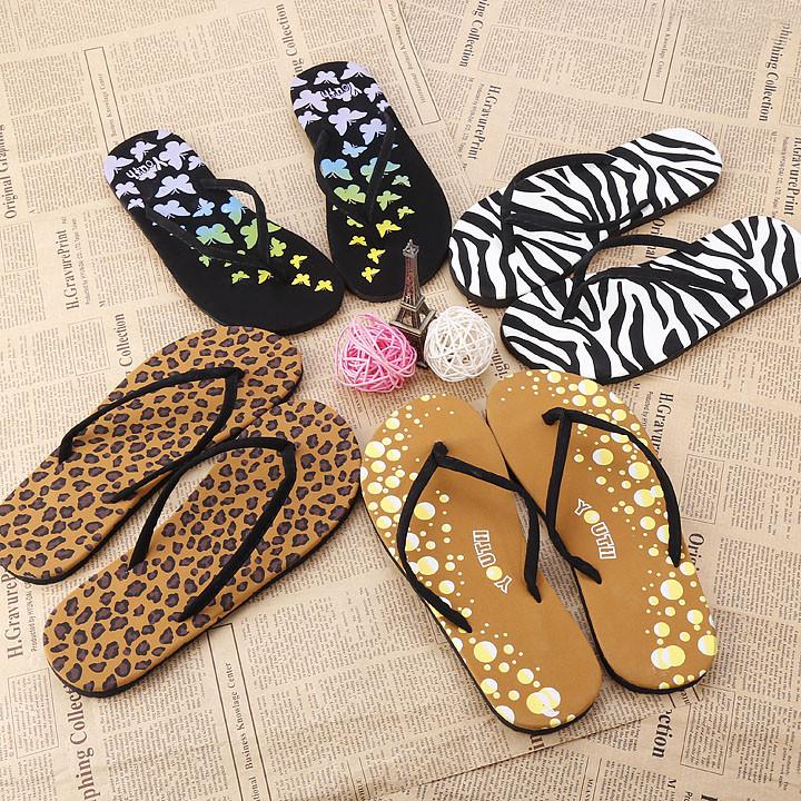 Women Casual Beach Flip Flops Summer Flat Sandals Slippers - OhYoursFashion - 1