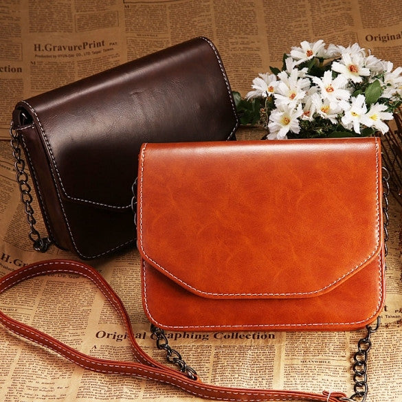 New Fashion Retro Style Women's Synthetic Leather Shoulder Bag Cross Bag Messenger Bags - Oh Yours Fashion - 1