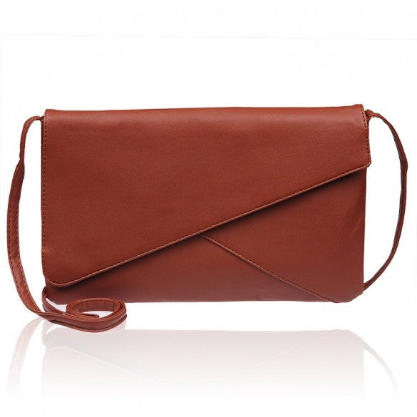 New Women Vintage Style Envelope Synthetic Leather Handbag Casual Shoulder Bag - Oh Yours Fashion - 3