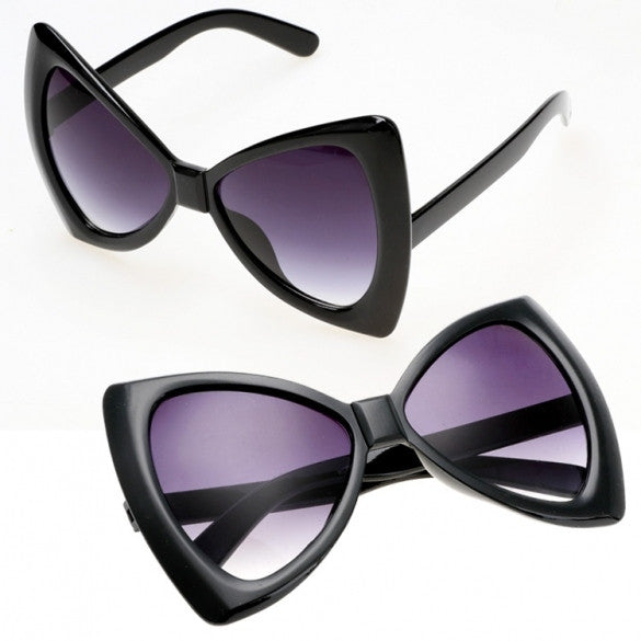 New Fashion Women's European Style Sunglasses Bowknot Frame Big Lens Eyewear Shades Glasses - Oh Yours Fashion - 3