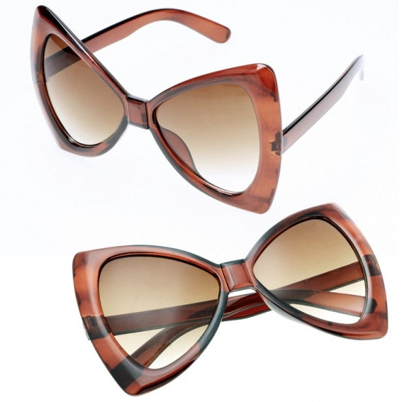 New Fashion Women's European Style Sunglasses Bowknot Frame Big Lens Eyewear Shades Glasses - Oh Yours Fashion - 4