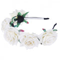 New Fashion Wedding Hair Garland Flower Hair Hoop Headband Flower Hair Accessories - Oh Yours Fashion - 5