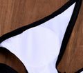 V-neck Backless Hollow Out Bandage Beach Monokini Swimwear - OhYoursFashion - 9