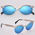 Classic Retro Unisex Fashion Vintage Style Semi-Rimless Sunglasses - Oh Yours Fashion - 8