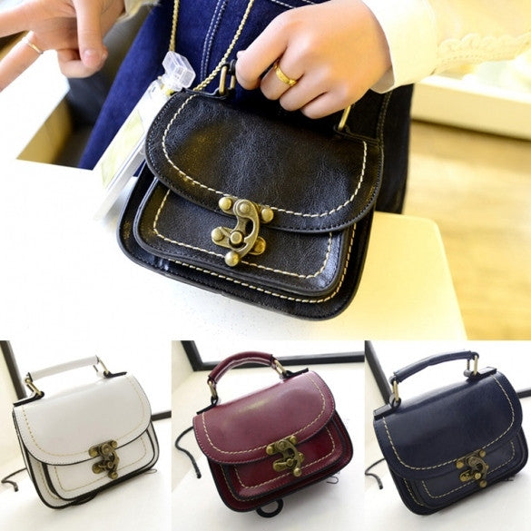 Fashion Women Synthetic Leather Small Flap Handbag Shoulder Bag Messenger Bags - Oh Yours Fashion - 1