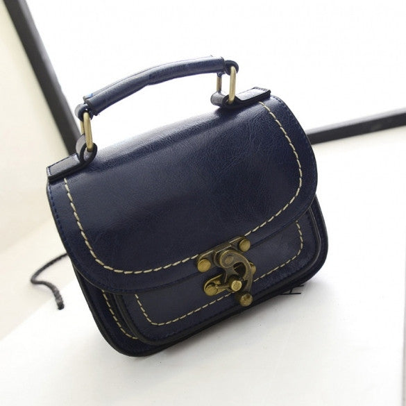 Fashion Women Synthetic Leather Small Flap Handbag Shoulder Bag Messenger Bags - Oh Yours Fashion - 3