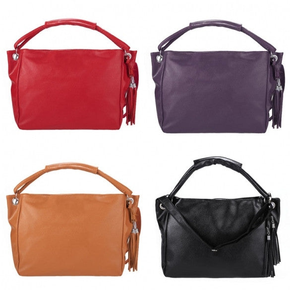 Fashion Korean Elegant Women's Tote Handbag Shoulder Bag Cross Synthetic Leather Bag Big Size - Oh Yours Fashion - 1